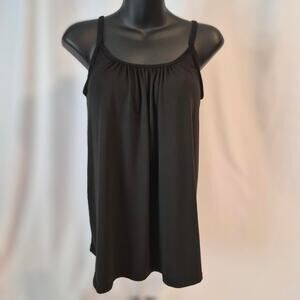 32 DEGREES COOL Shelf Bra Cami Tank Top - Black size small